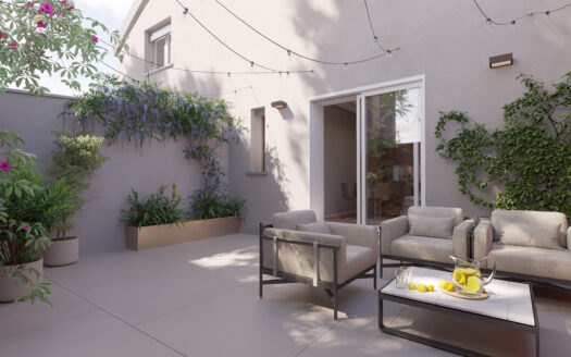 Trilocale con Giardino a Bologna